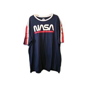 Men's NASA T-shirt Size 3XL Blue Short Sleeve